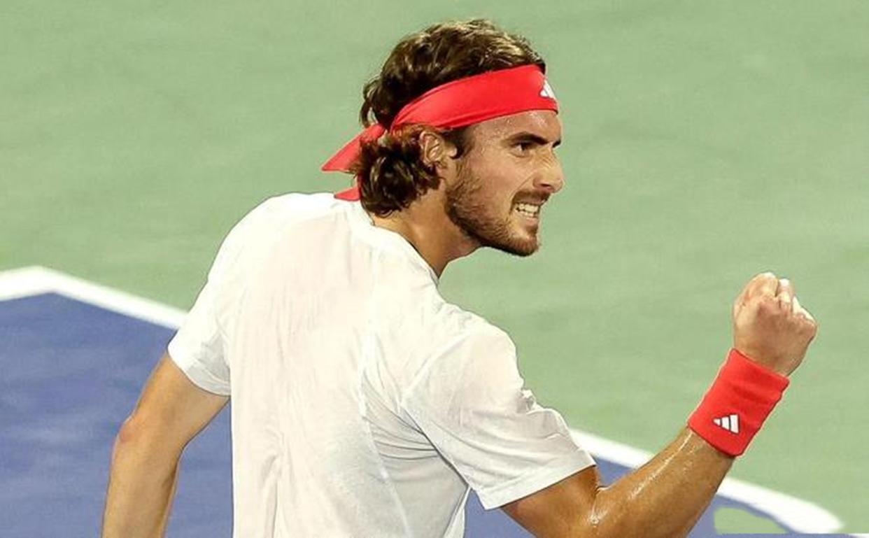 英国网球队鏖战美国网球队，西西帕斯关键制胜的简单介绍